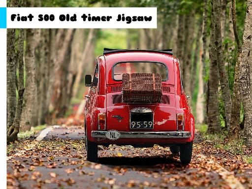Fiat 500 Old Timer Jigsaw