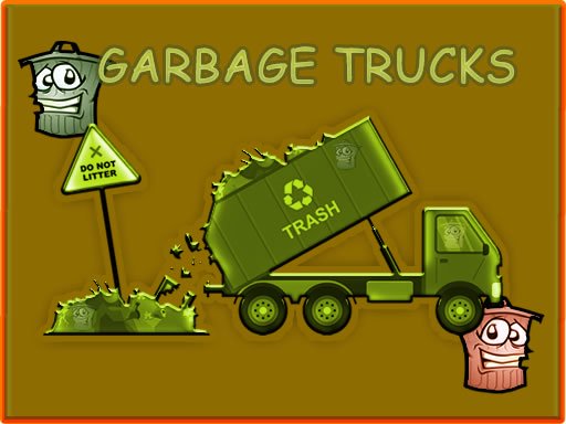 Garbage Trucks - Hidden Trash Can