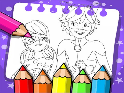Miraculous Ladybug Coloring Book - Play Free Game Online on uBestGames.com
